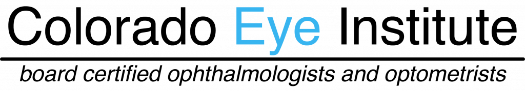 Colorado Eye Institute logo with the subtitle, "board certified ophthalmologists and optometrists"