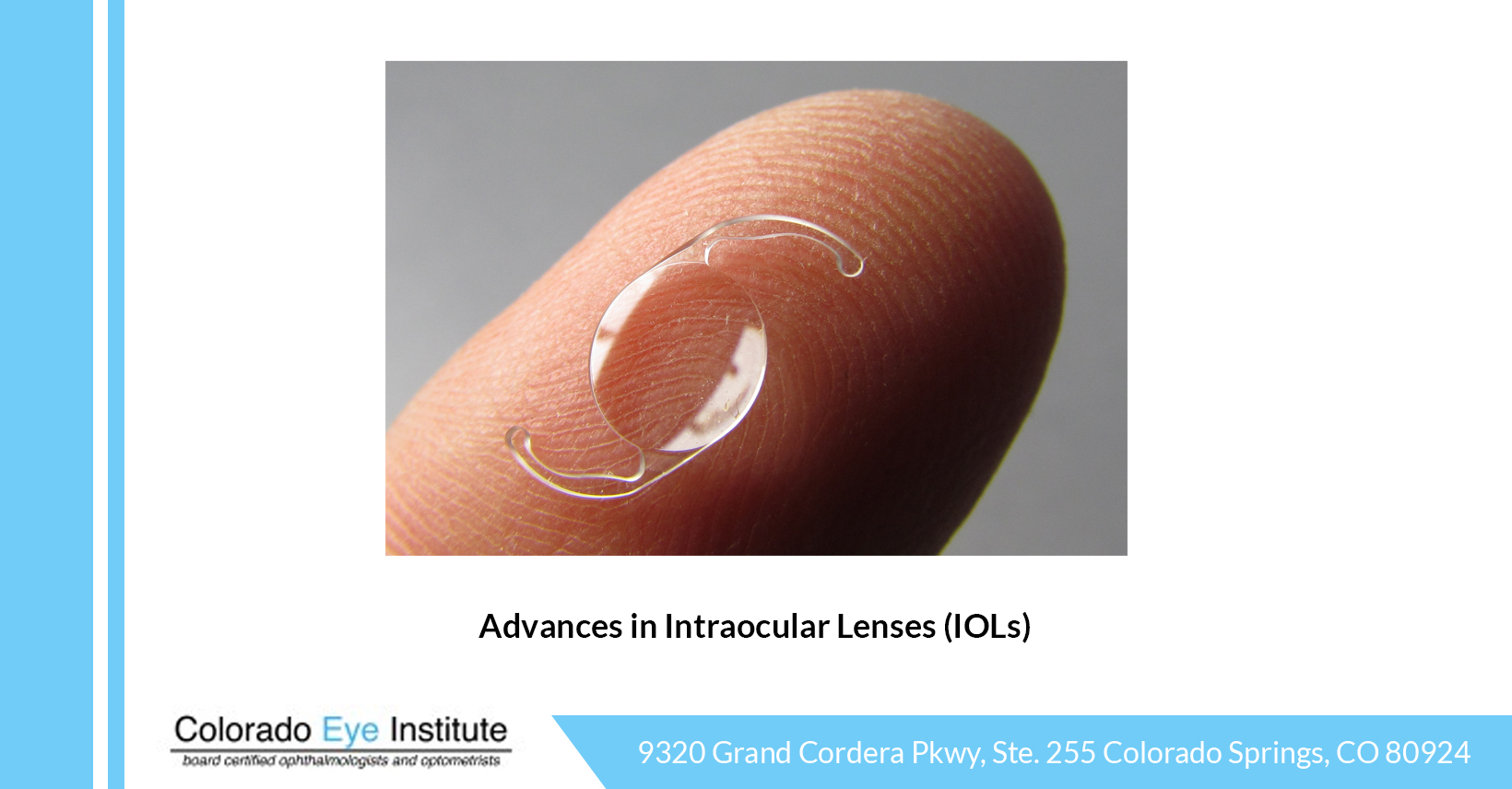 Advances in Intraocular Lenses